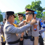 Serah terima jabatan Kasatreskrim Polres Tuban, yang dipimpin oleh Kapolres Tuban, Senin (22/5/2023).