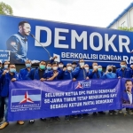 Ketua Demokrat Gresik Eddy Santoso bersama para loyalis AHY di Jawa Timur. foto: ist.