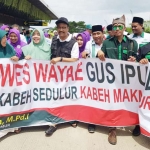  Calon Gubernur Jawa Timur nomor urut 2 Saifullah Yusuf (Gus Ipul) saat di Banyuwangi, Minggu (25/2).