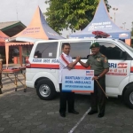 Satu unit ambulans bantuan BRI Ngawi. 