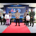 Wakapolda Jatim Brigjen Pol Slamet Hadi Supraptoyo menghadiri program pengangkatan orang tua asuh anak yatim piatu terdampak Covid-19.