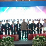 Bupati Ipong saat menghadiri Gathering Pajak Daerah 2020.