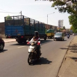 Lokasi parkir mobil korban saat dibobol pencuri.