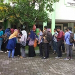 Para pencaker yang menghadiri Job Market Fair 2019.