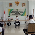 Kantor Kementerian Agama Kabupaten Tuban menggelar Pelatihan Fasilitator Moderasi Beragama bagi Pimpinan Angkatan IV di Gedung PLHUT Kemenag Tuban, Selasa (8/6/2021).