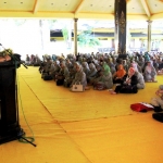 Pjs Bupati Jombang Setiajit SH. MM di sela sosialisasi UU Perlindungan Anak di Jombang. 