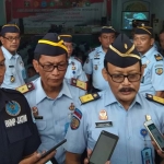 Pargiyono, Kadiv Pemasyarakatan Kanwil Kemenkumham Jatim saat memberikan keterangan.