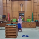 Suasana sidang putusan terkait pengeroyokan di Pengadilan Negeri Bangkalan.