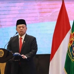 Menteri ATR/BPN saat memberi sambutan.