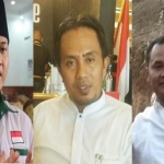 DARI KIRI: Moh. Nur Arifin, Puryono, dan Ponco Rachmadi.