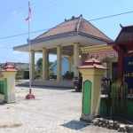 Kantor Desa Papungan, Ngawi tampak sepi.