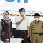 Menteri Koordinator Bidang Kemaritiman dan Investasi, Luhut Binsar Panjaitan saat mengunjungi Kota Batu, Senin (26/4).