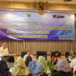 Kepala Dinsos Kota Kediri, Imam Muttaqin, saat memberi sambutan. Foto: Ist