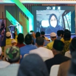 Acara halakah ustaz dan ustazah yang dihelat oleh Badan Koordinasi Pemuda dan Remaja Masjid Indonesia (BKPRMI) Kabupaten Banyuwangi di Ballroom Hotel Santika, Minggu (27/6/2021). (foto: ist)