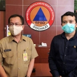 Anggota Komisi E DPRD Jatim, Adam Rusydi saat melakukan kunjungan kerja ke BPBD Sidoarjo yang langsung diterima oleh Kepala pelaksana BPBD Sidoarjo, Ir. Dwidjo Prawito. M.MT. foto: istimewa