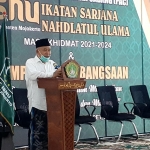 Kiai Asep saat memberikan sambutan.