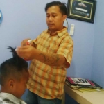 Agus Setyawan alias Irgi, salah satu warga terdampak bencana alam di Pacitan.