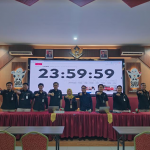 Jajaran KPU Kabupaten Kediri saat penutupan pendaftaran calon perseorangan (dok. Ist)