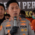 Kapolres Bogor AKBP Rio Wahyu Anggoro  saat memberikan keterangan pers (dok.PMJ)