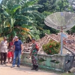 Salah satu rumah warga Sangkapura yang ambruk akibat gempa bumi. Foto: Ist.