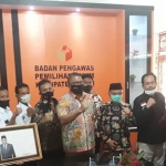 Anggota Bawaslu RI, Fritz Edward Siregar, saat sambangi Kantor Bawaslu Ngawi, Rabu (24/6/2020).