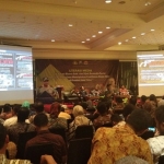*Suasana saat acara Pemantapan Cyber Troops dan Jumpa Netizen hari kedua (Rabu, 25/4) yang berlangsung sejak Selasa (24/4) kemarin. Foto: YUDI A/BANGSAONLINE