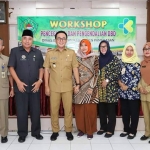  Bupati Pamekasan Baddrut Tamam dalam acara workshop pengendalian dan pencegahan DBD di gedung PKP-RI.