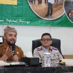 Wakil Wali Kota Batu, Heli Suyanto, saat menghadiri Sosialisasi dan Penyuluhan Redistribusi Tanah 2025.