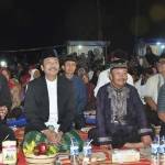 Wabup Moh Qosim ketika hadiri sedekah bumi. foto: SYUHUD/ BANGSAONLINE