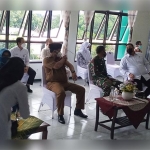 Pejabat Forkopimda Kota Madiun menjadi peserta vaksin tahap pertama.