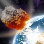 Inilah tampilan asteroid mendekati bumi. (Image: Getty Images)