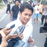 Kasatreskrim Polres Bangkalan, AKP Bangkit Dananjaya, saat memberi keterangan kepada awak media.