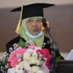 Prof. Ir. Umi Wulandari, Ph.D. saat orasi ilmiah.