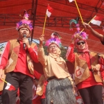 Wabup Pungkasiadi (dua dari kanan) ketika menyerukan semangat jaga keutuhan NKRI, dengan menjadikan perbedaan sebagai kekuatan.