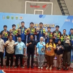 Tim basket dari Kota Malang di Porprov IX Jatim 2025.