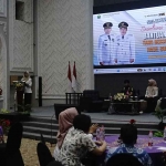 Sosialisasi tata cara penyaluran BLT DBHCHT yang digelar Dinsos-P3AP2KB Kota Malang.