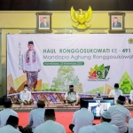 Pelaksanaan Haul Raja Ronggosukowati yang dilaksanakan di Mandhapa Aghung Ronggosukowati.