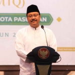 Wali Kota Pasuruan, Saifullah Yusuf atau yang akrab disapa Gus Ipul, saat menutup MTQ tingkat kota tahun ini.