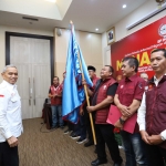 William Yani, saat dilantik sebagai Ketua Umum PP Serikat Pekerja Informal Migran dan Pekerja Profesional Indonesia (SP-IMPPI)
