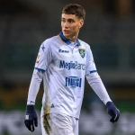 Matias Soule saat menjalani laga bersama Frosinone. 