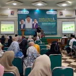 Acara pelatihan bisnis dan peluncurkan program UMKM Meroket di Ponpes Tebuireng, Jombang.