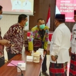 Bupati Hendy Siswanto usai rakor soal ketersediaan beras dan stabilisasi harga gabah.