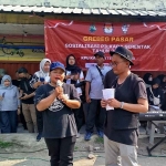 Sosialisasi Pilkada 2024 di Pasar Bareng, Jombang.