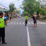 Lokasi kecelakaan motor dan truk menewaskan 1 orang di Jalan Raya Wonoayu, Sidoarjo Sabtu (5/7/2025). Foto: Ist.