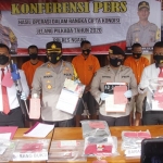 Polres Ngawi saat menggelar rilis pers.