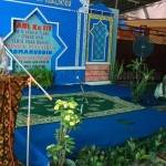 Ketua PCNU Gresik, Husnul Khuluq dalam suatu acara haul di Ponpes Qomarudin, Bungah. (syuhud/BANGSAONLINE)