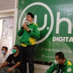 Launching NU Hub Digital Valley di Surabaya yang akan difungsikan sebagai pusat ekosistem digital bagi para santri. foto: DIDI ROSADI/ BANGSAONLINE
