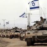 Ilustrasi: Pasukan Israel saat memasuki wilayah Palestina. foto: Renegade Tribune