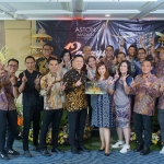 Para jajaran manajemen Aston Madiun Hotel & Conference Center dalam acara puncak perayaan HUT ke-12