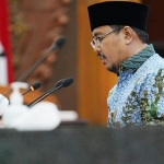 H. Anwar Sadad, S.Ag, M.Ag, Wakil Ketua DPRD Jawa Timur memimpin doa untuk almarhum Buya Syafii Maarif. foto : istimewa